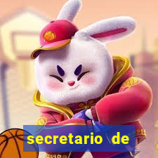 secretario de esporte salario